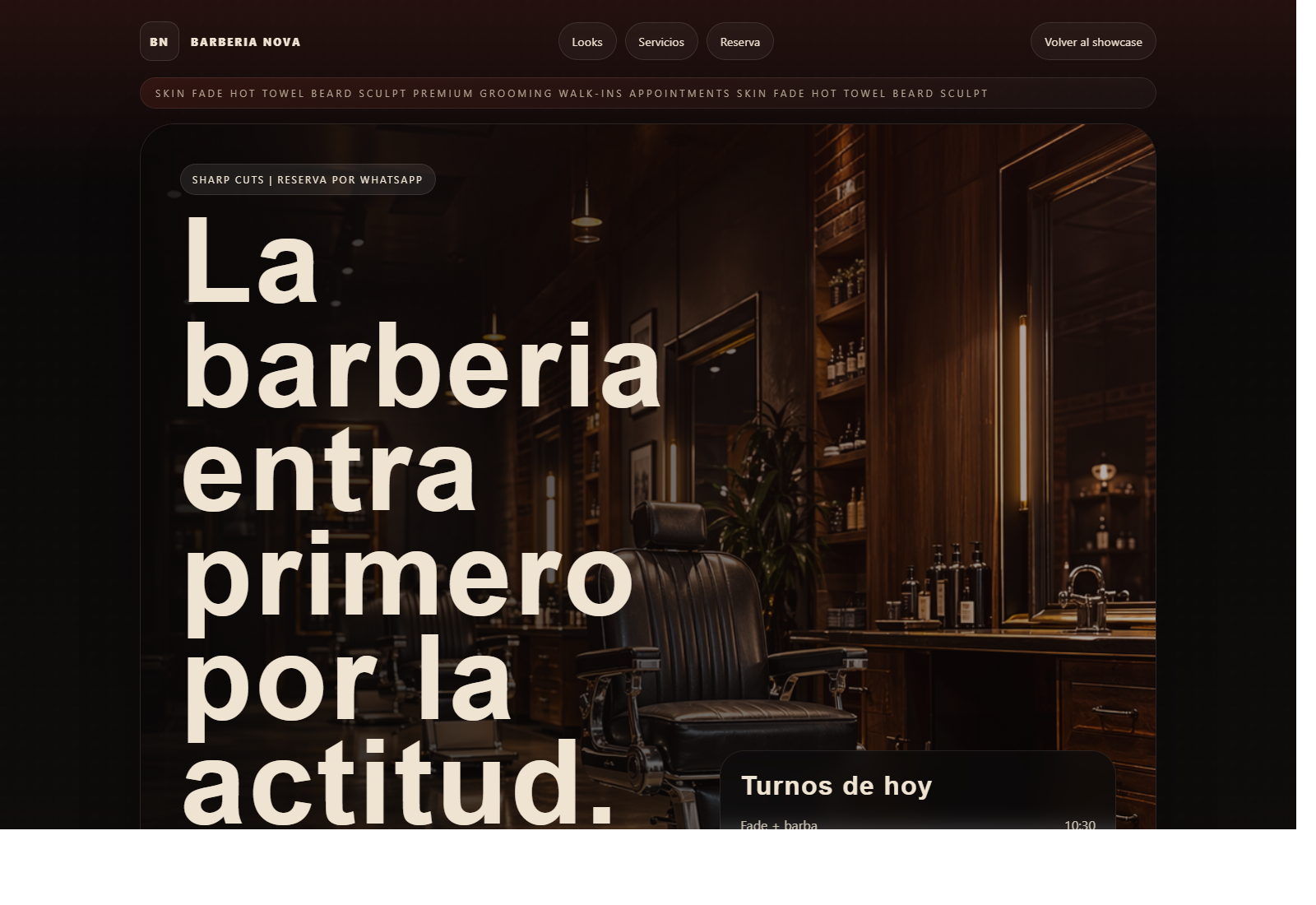 Captura de Barbería Nova